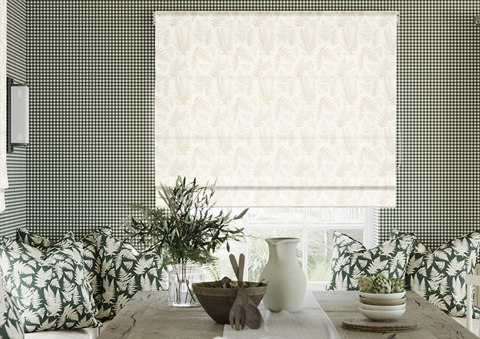 Fernswood, Walls White - Roman Blind - Image 3